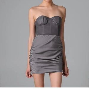 alice + olivia dress,

100% leather